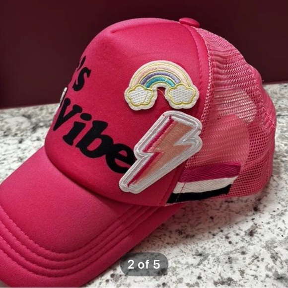 Ball Cap NEW CUSTOM “ IT’S A VIBE” WOMEN’S BALL CAP - Picture 3 of 5